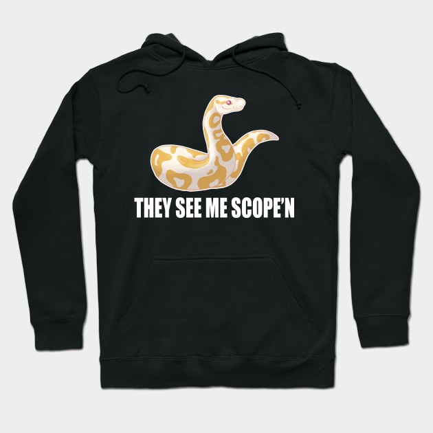 They See Me Scope'n Hoodie by Modeststroke